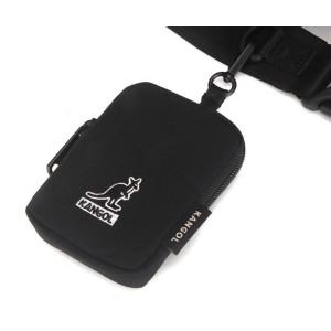 Kangol Jerry Large Sling Bag -  Black 1297